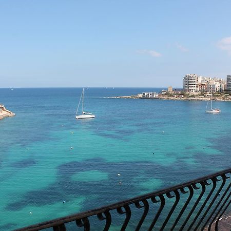 Spinola Bay Top Floor Seafront 3 Bedroom Apartment With Panoramic Sea Views - By Getawaysmalta Сент Джулианс Экстерьер фото
